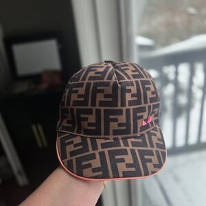 Authentic fendi girls baseball hat size 1 toddler